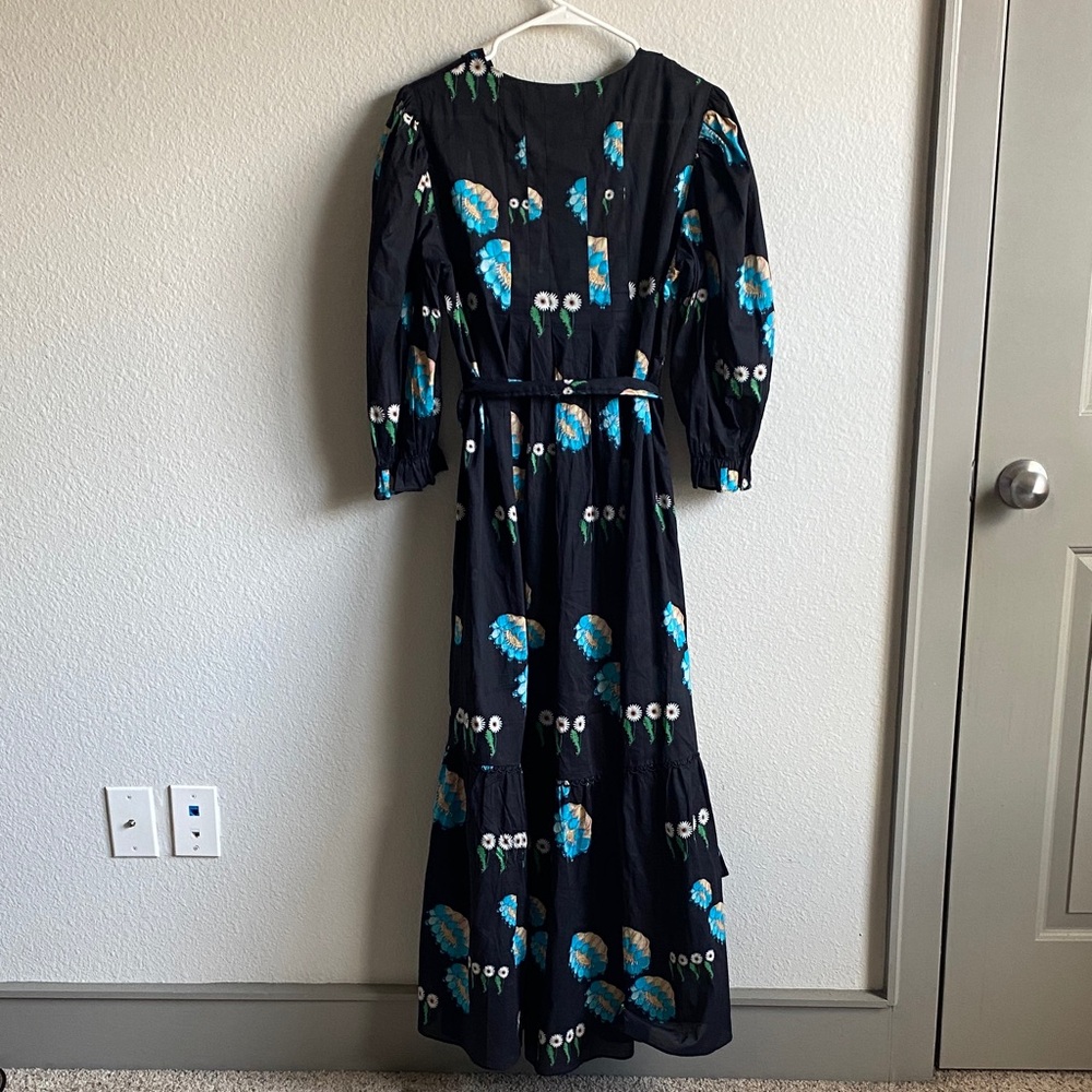 Cynthia Rowley Black Dress with Floral Design - Picture 9 of 14